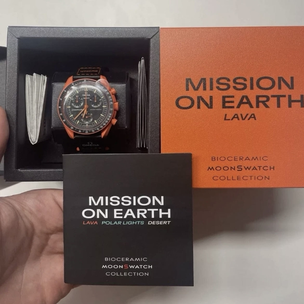 Omega Speedmaster Orange and Black Watch